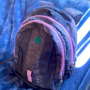 Adidas nice back pack (fits a lot) & it’s pretty!
